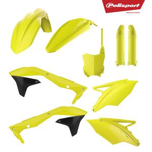 Kit plastice POLISPORT Flo yellow pentru KAWASAKI KX 450 (F) 2016-2018