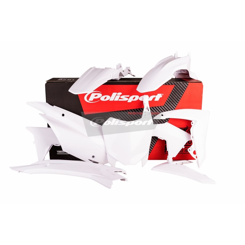 Kit plastice POLISPORT Alb pentru HONDA CRF 110 F 2013-2018