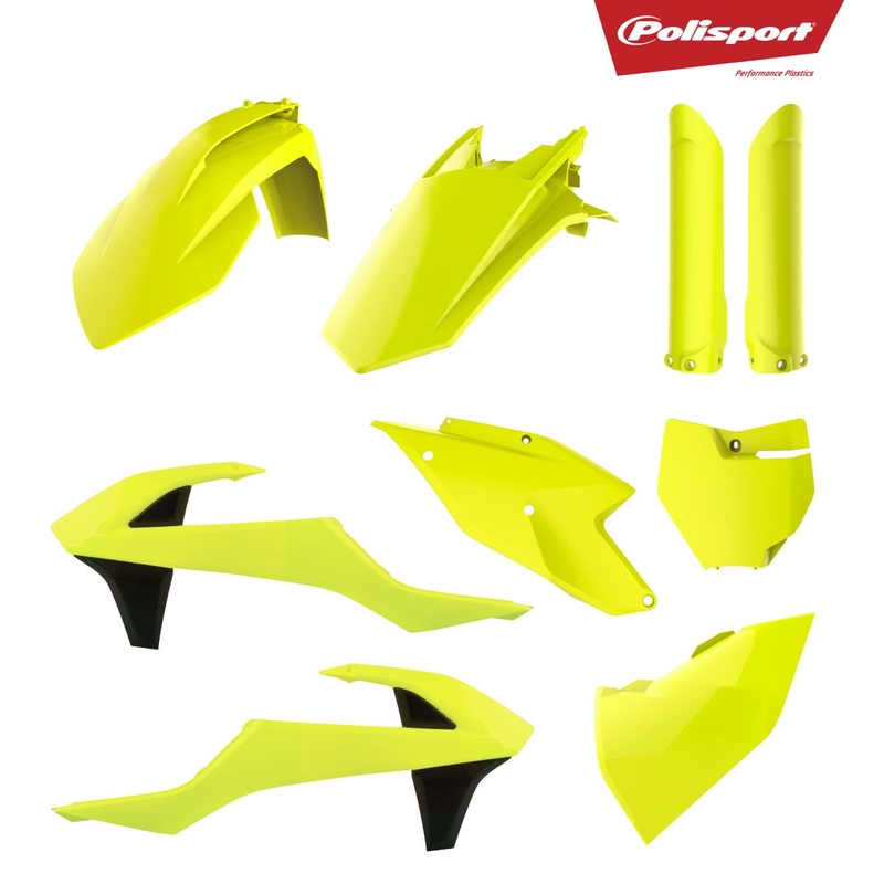 Kit plastice POLISPORT Flo yellow