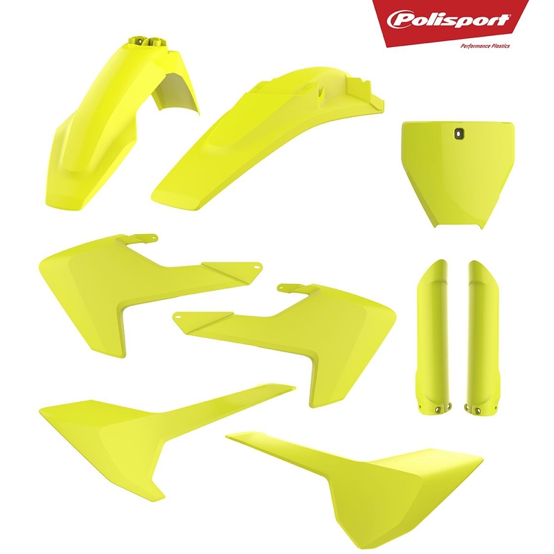 Kit plastice POLISPORT Flo yellow