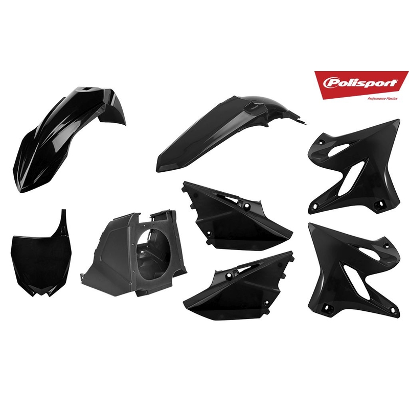 Kit plastice POLISPORT restyling Negru