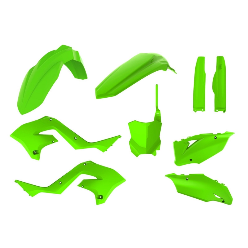 Kit plastice POLISPORT restyling lime green