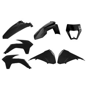 Kit plastice POLISPORT 90880 restyling Negru