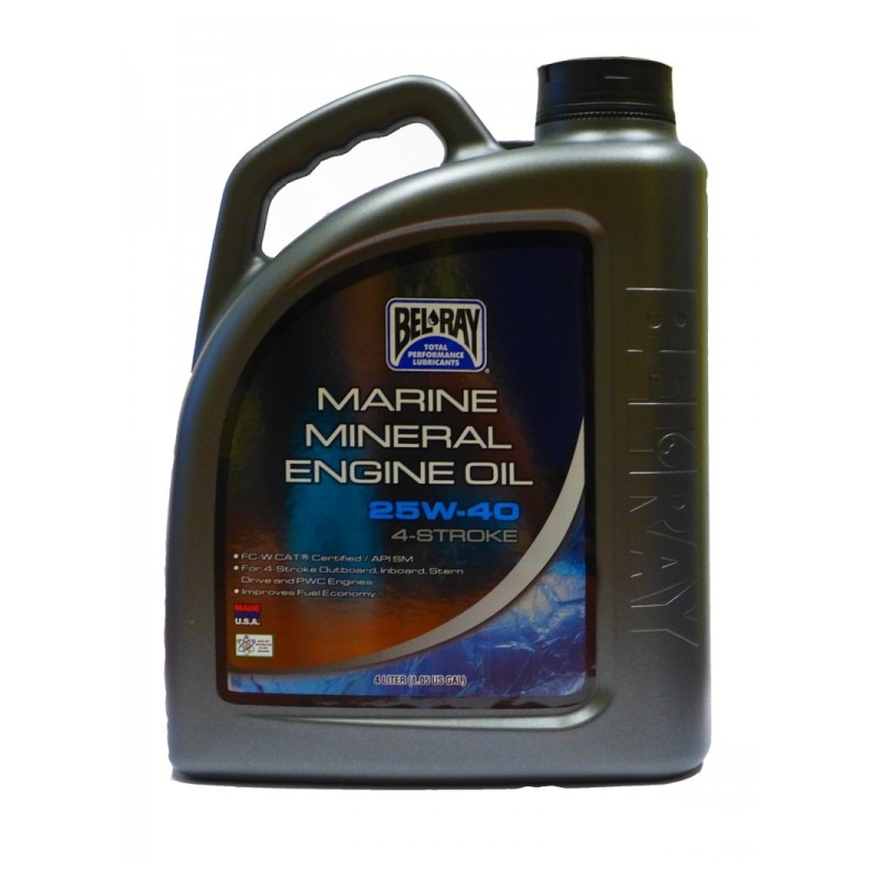 Ulei de motor Bel-Ray MARINE MINERAL 4T 25W-40 4 l