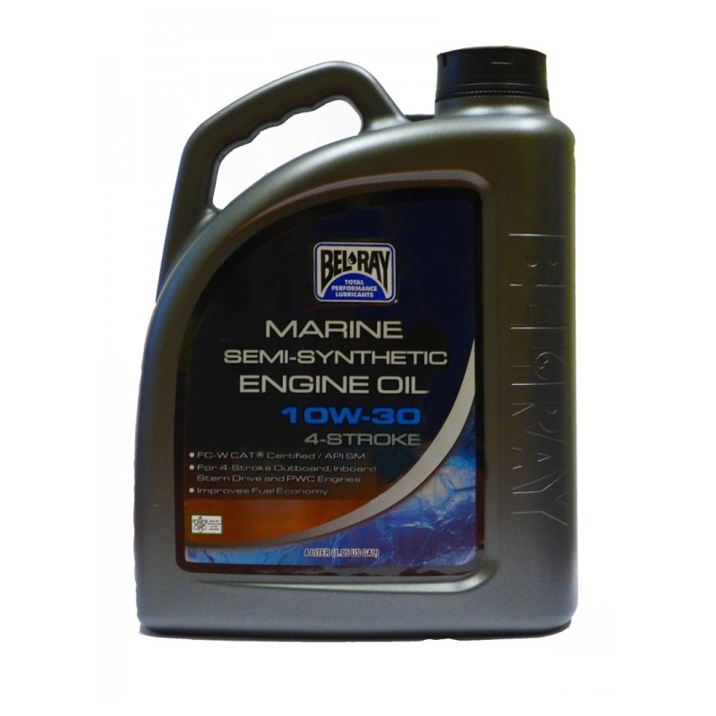 Ulei de motor Bel-Ray MARINE SEMI-SYNTHETIC 4T 10W-30 4 l lichidare