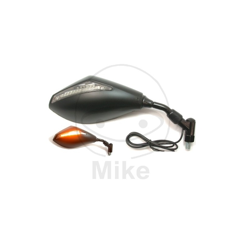 Rear view mirror with integral indicatnebo JMT Negru dreapta