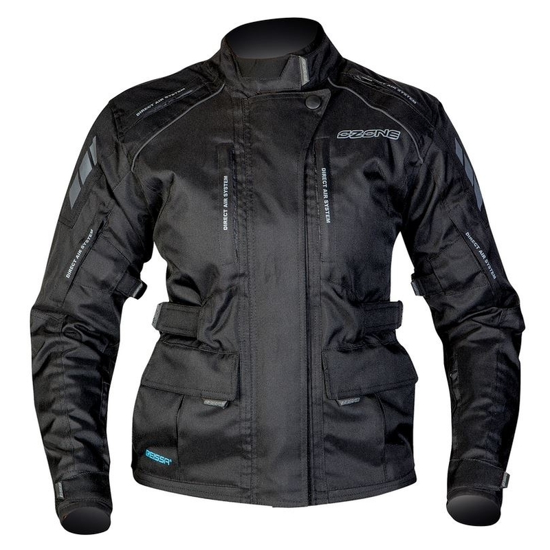 Jacheta Moto pentru femei Ozone Tour Negru lichidare
