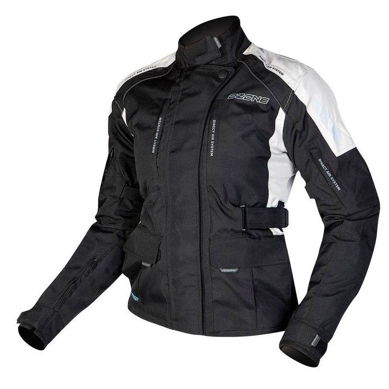 Jacheta Moto pentru femei Ozone Tour negru-gri lichidare