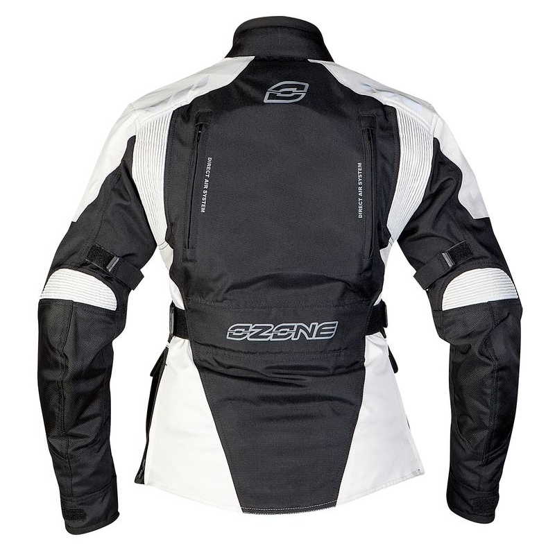 Jacheta Moto pentru femei Ozone Tour negru-gri lichidare