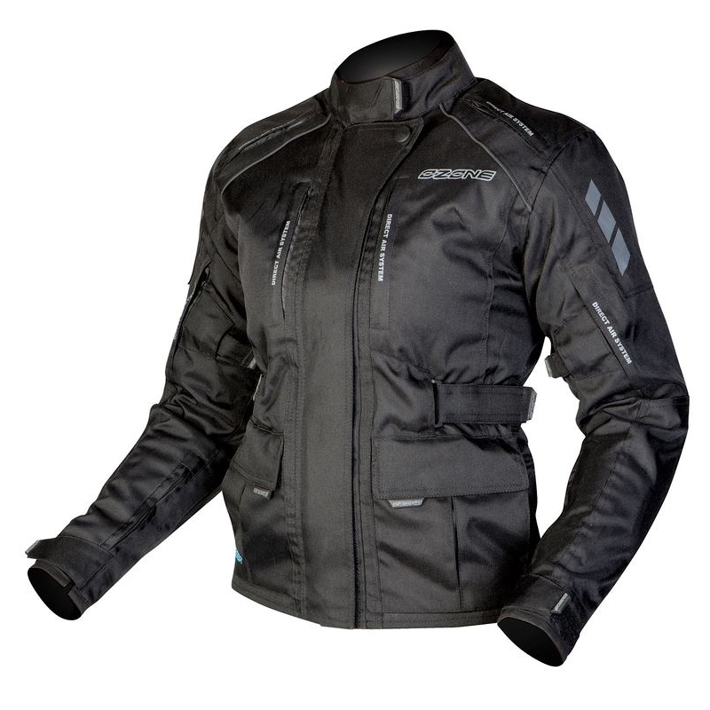 Jachetă Moto Ozone Tour Negru Vânzare lichidare