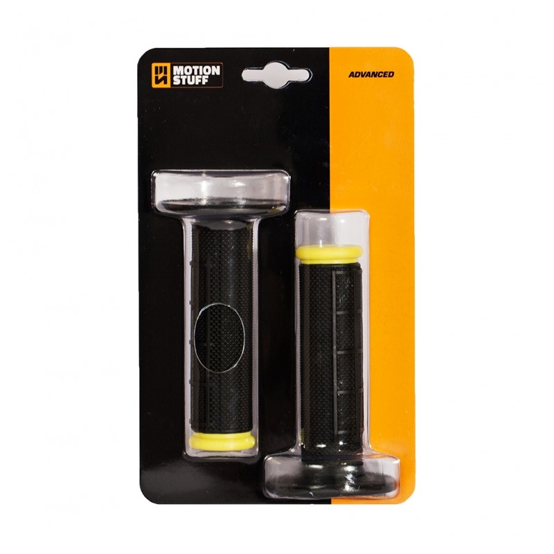Mansoane MX-Enduro MOTION STUFF ADVANCED negru/galben (half-waffle)