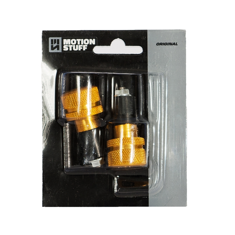 Capete de ghidon MOTION STUFF ORIGINAL auriu (d18-20mm)