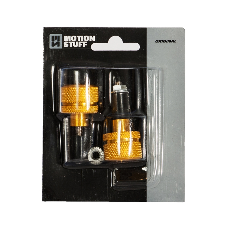 Capete de ghidon MOTION STUFF ORIGINAL auriu (d13-17mm)