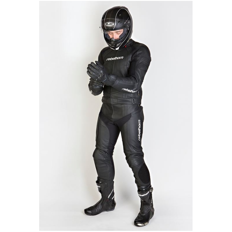 Rebelhorn Piston II Negru pantaloni de motocicletă negru
