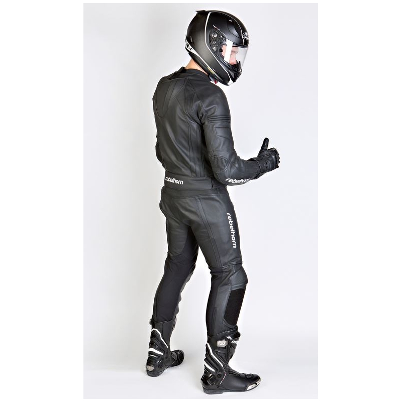 Rebelhorn Piston II Negru pantaloni de motocicletă negru