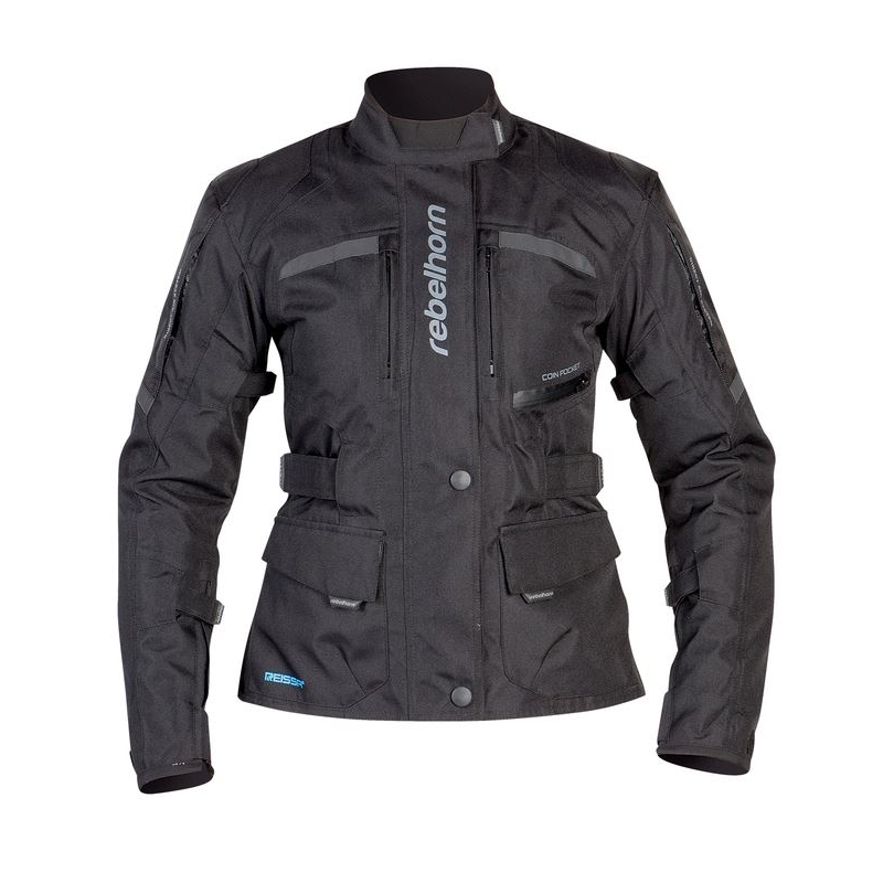 Jacheta moto pentru femei Rebelhorn Hiker negru lichidare