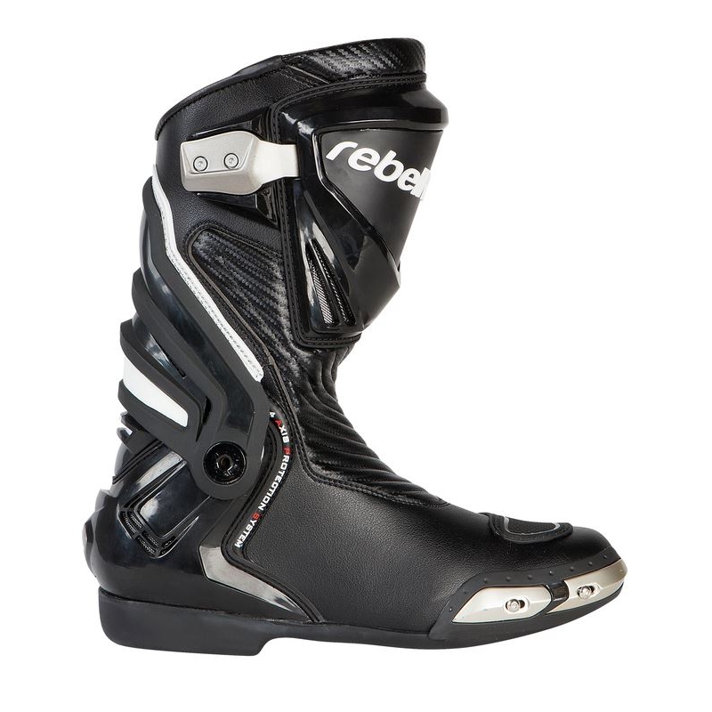 Rebelhorn Rival Negru Negru Motociclete Cizme lichidare