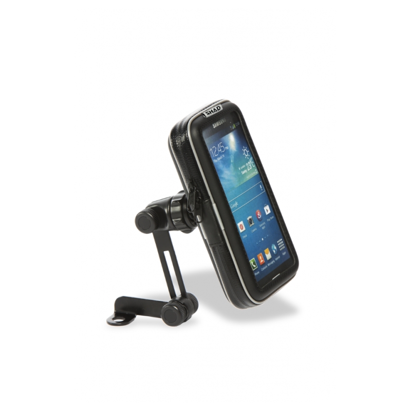 Suport telefon SHAD 130x90 mm prindere pe suportul oglinzii 4,3"
