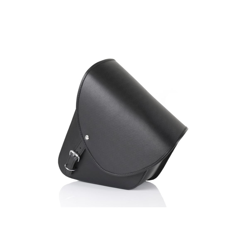 Leather saddlebag CUSTOMACCES BARCELONA Negru stanga