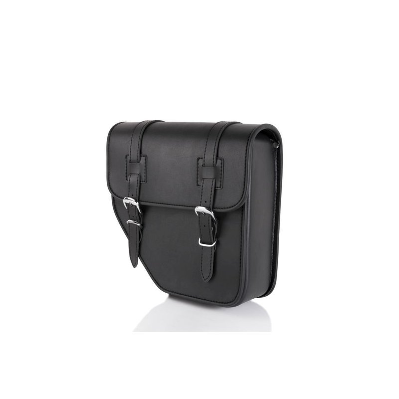 Leather saddlebag CUSTOMACCES IBIZA Negru stanga