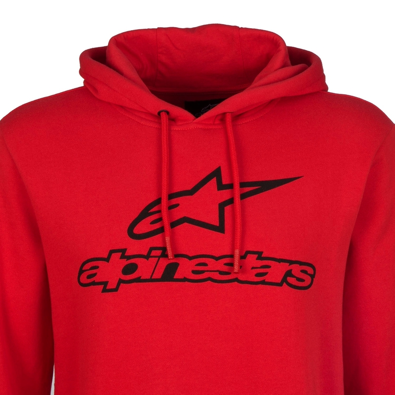 Alpinestars Always Fleece hanorac roșu cu glugă