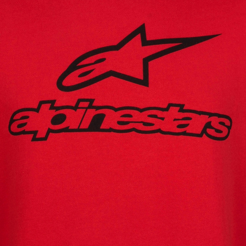 Alpinestars Always Fleece hanorac roșu cu glugă