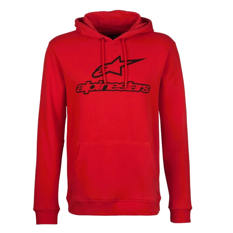 Alpinestars Always Fleece hanorac roșu cu glugă
