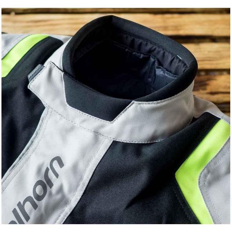 Jachetă moto Rebelhorn Hiker Pro gri-negru-galben-fluo
