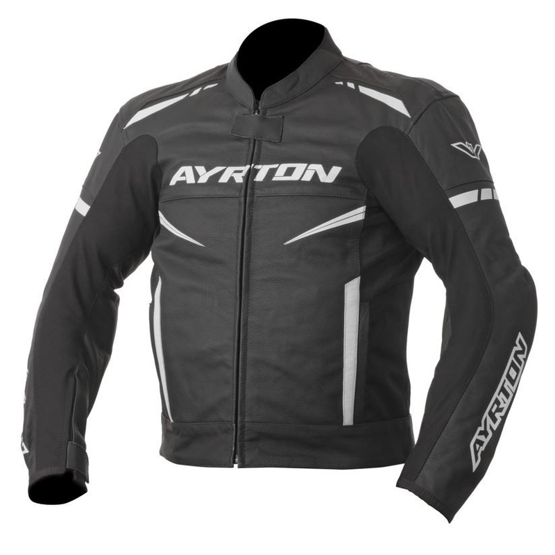 Ayrton Raptor negru și alb jacheta de motociclete lichidare