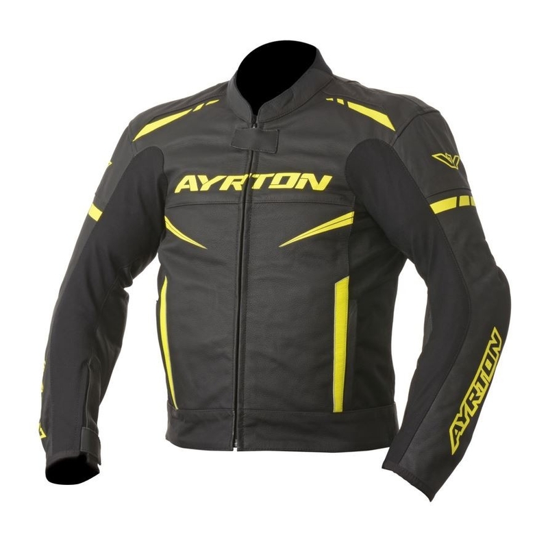 Ayrton Raptor negru-fluo galben jacheta de motociclete lichidare