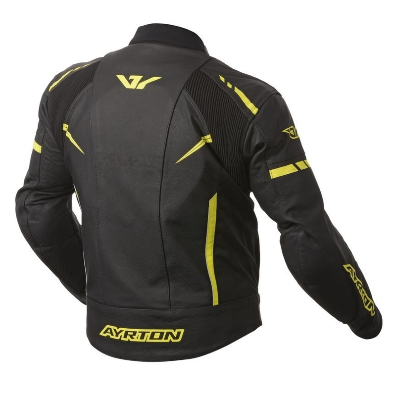 Ayrton Raptor negru-fluo galben jacheta de motociclete lichidare
