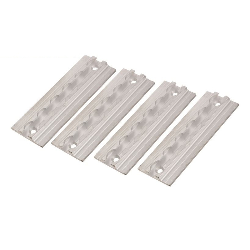 Q-TECH bară de ancorare pătrată din aluminiu (set de 4) lichidare