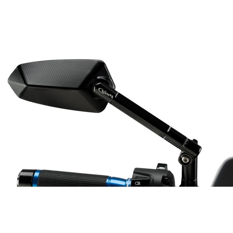 Oglinda retrovizoare PUIG F1.1. black / black right (including adapter)