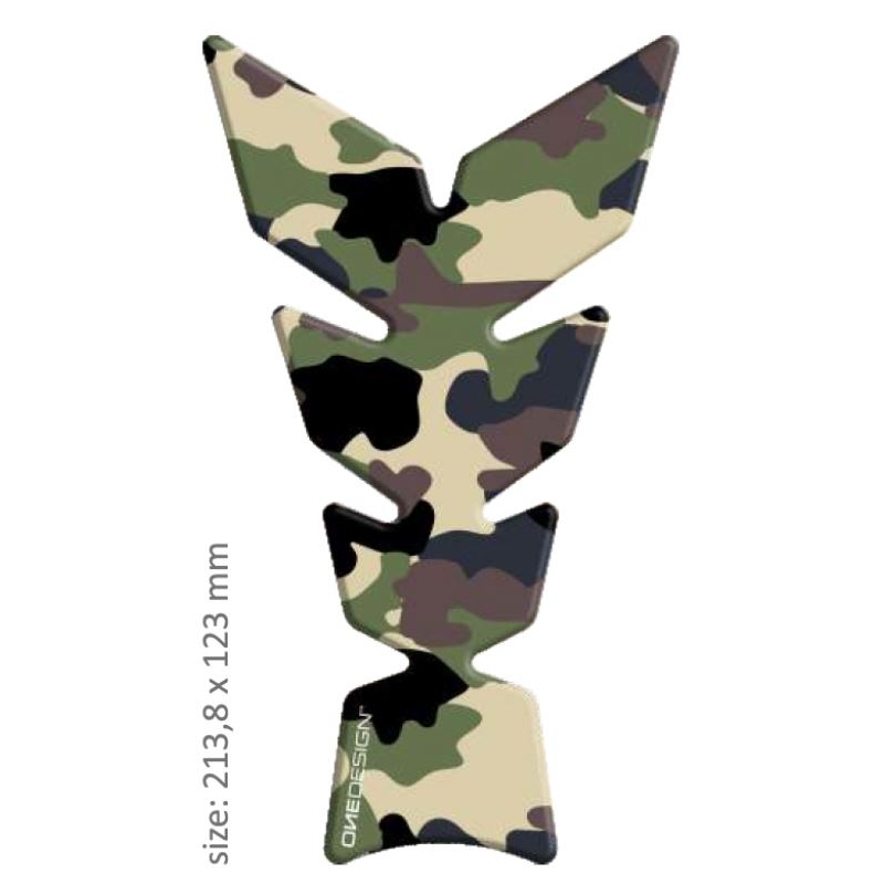 Rezervor de combustibil autocolant Print - Aniversare Camuflaj Camuflaj Nisip lichidare