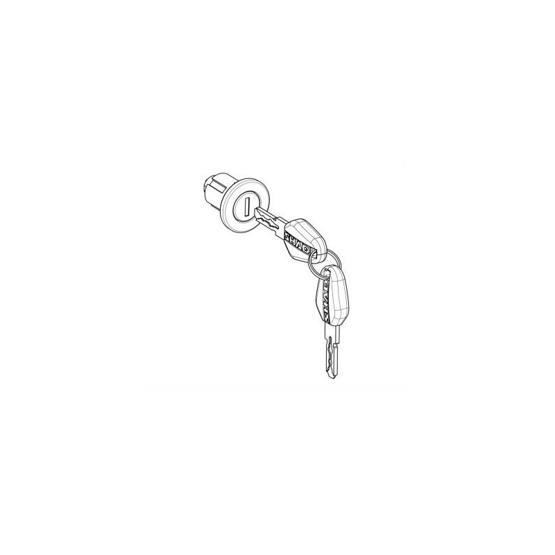Replacement premium lock & key SHAD for SH48, SH58X and SH59X
