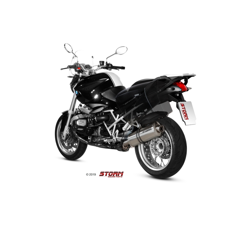 Evacuare STORM OVAL otel inoxidabil pentru BMW R 1200 R / RS 2011-2014