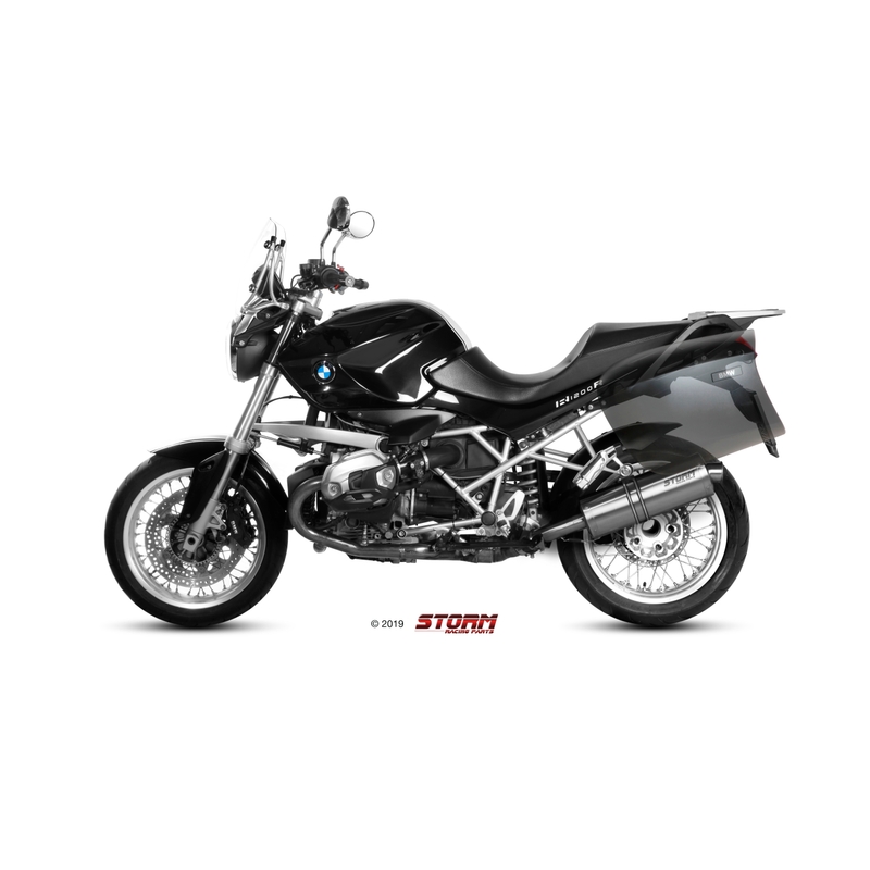 Evacuare STORM OVAL otel inoxidabil pentru BMW R 1200 R / RS 2011-2014