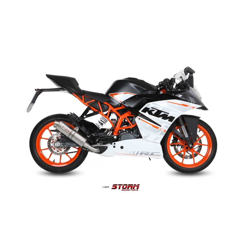 Sistem de evacuare complet 1x1 STORM GP otel inoxidabil