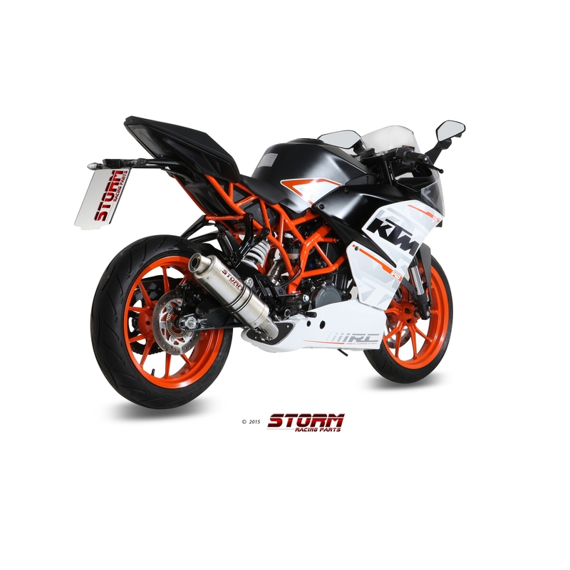 Sistem de evacuare complet 1x1 STORM GP otel inoxidabil