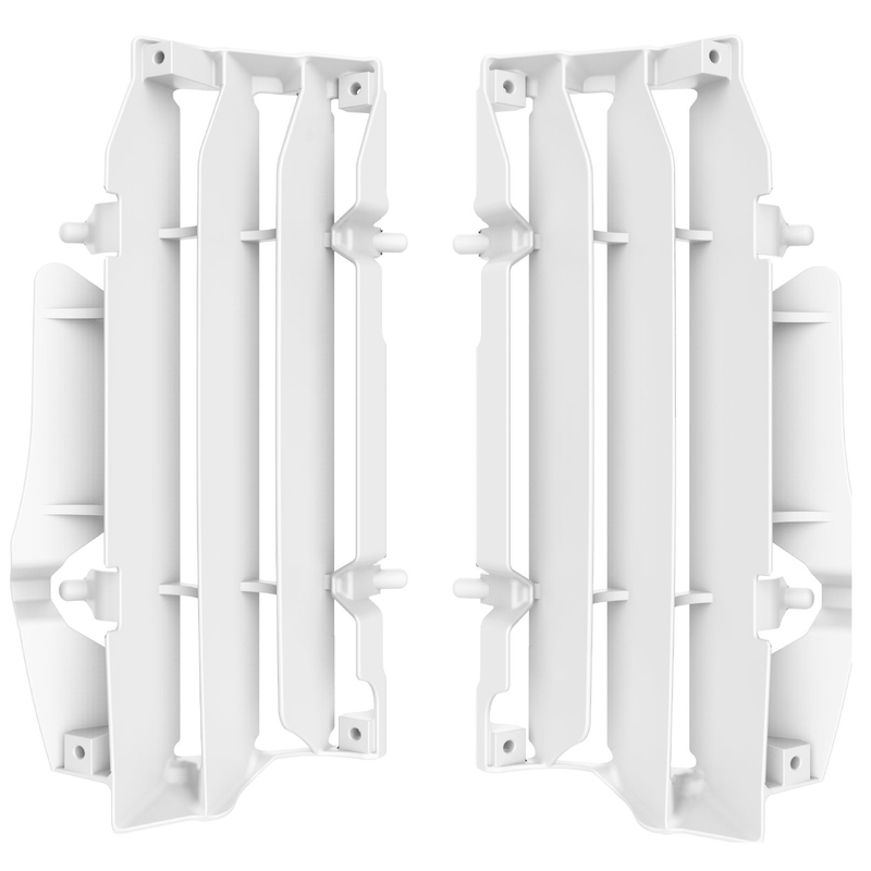 Radiator louvers POLISPORT PERFORMANCE Alb