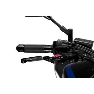 Brake lever without adapter PUIG 3.0 14NNR extendable folding negru/rosu