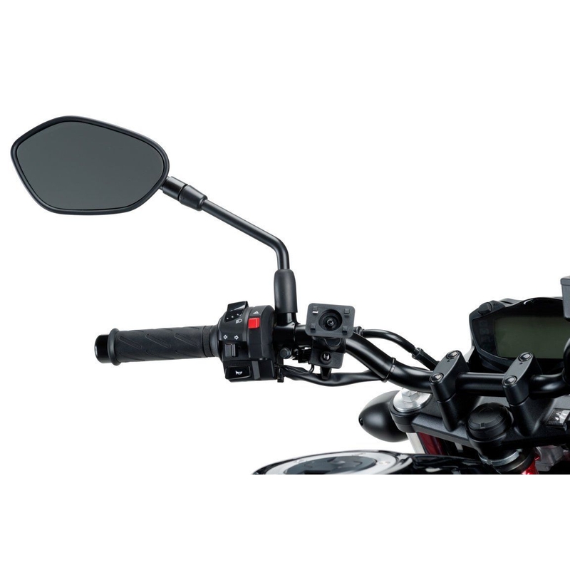 Backmirror handlebar support PUIG Negru lichidare