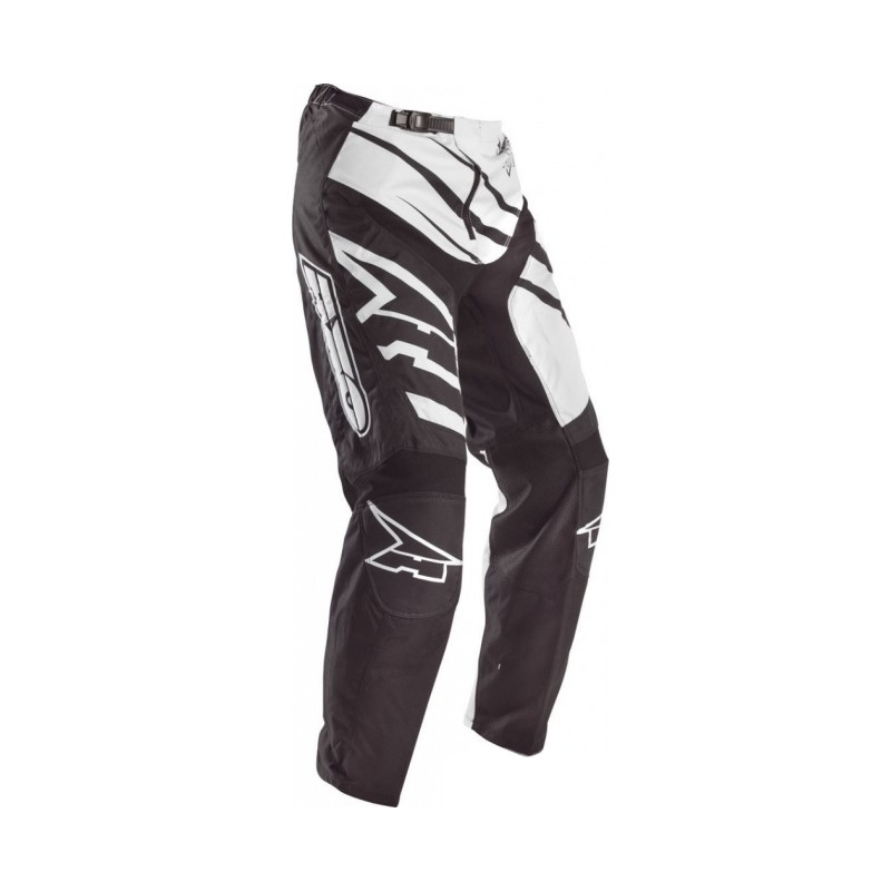 Pantaloni motocross AXO SR negru și alb lichidare