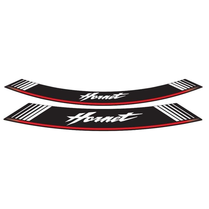 Rim strip PUIG HORNET argintiu set of 8 rim strips pentru HONDA CB 600 F Hornet (S ABS) 1998-2016, HONDA CB 900 F Hornet 2002-2006