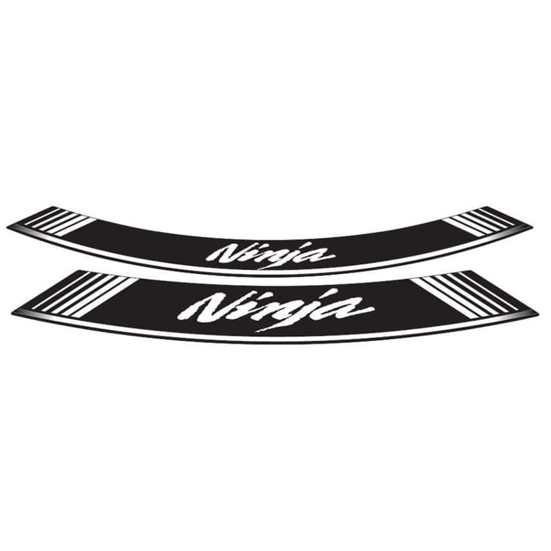 Rim strip PUIG NINJA Alb set of 8 rim strips