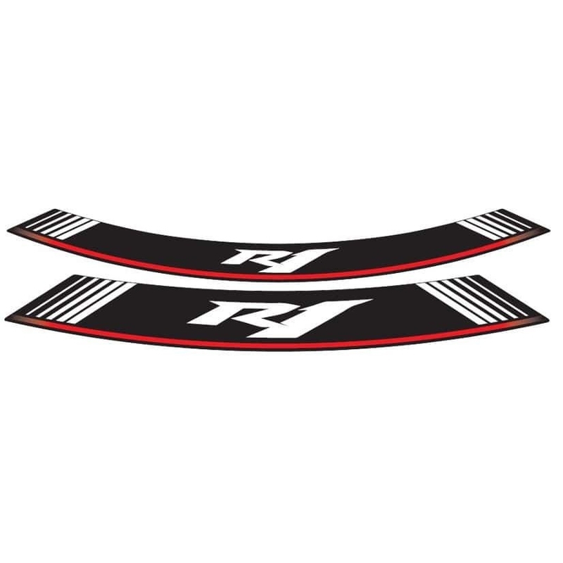 Rim strip PUIG R1 argintiu set of 8 rim strips