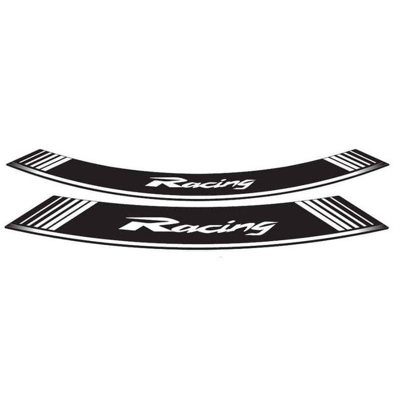 Rim strip PUIG RACING Alb set of 8 rim strips