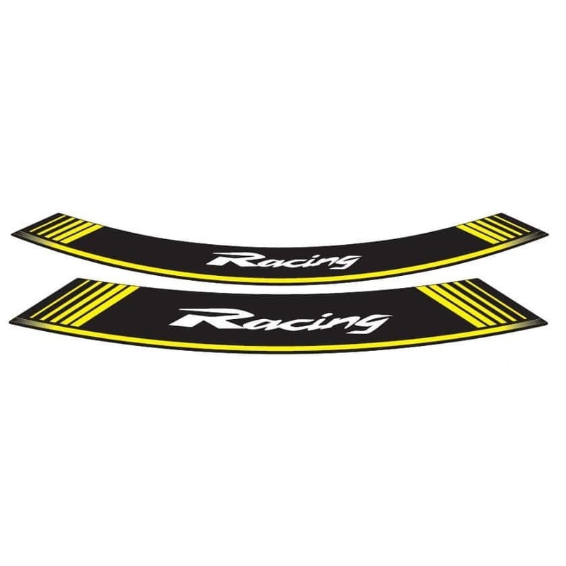 Rim strip PUIG RACING galben set of 8 rim strips