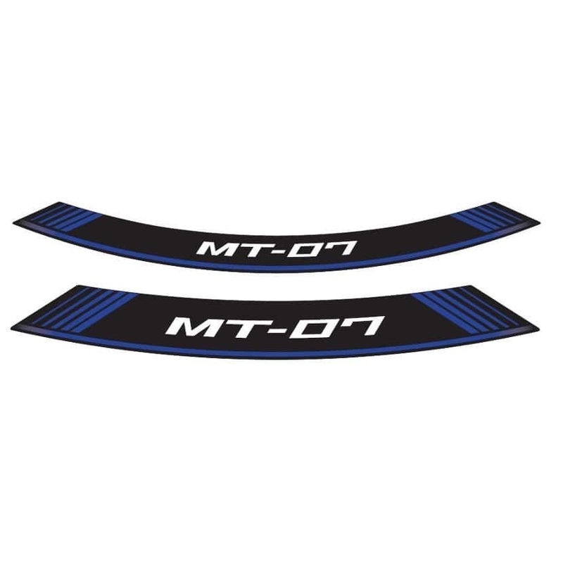 Rim strip PUIG MT-07 Albastru set of 8 rim strips