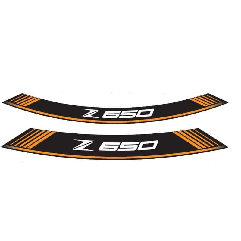 Rim strip PUIG Z650 portocaliu set of 8 rim strips